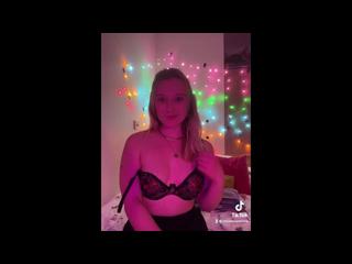TikTok boob reveal- accidentally posted for a second!