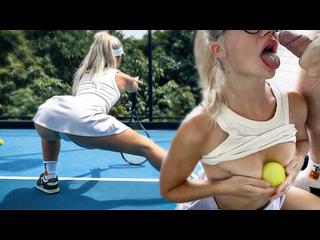 Just take my big cock and you will get better | TENNIS COACH FUCKS CUTE BLONDE