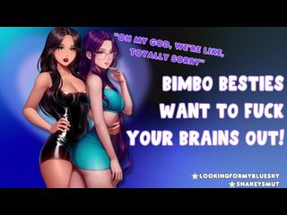 Bimbo Besties Want To Fuck Your Brains Out | feat. LookingForMyBlueSky [Threesome] [Audio Porn]