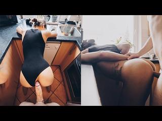 hot babe run out of milk for her espresso | NAUGHTY CORNER